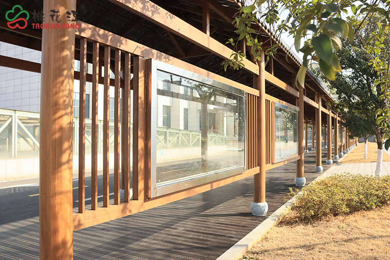 竹装配式文化连廊