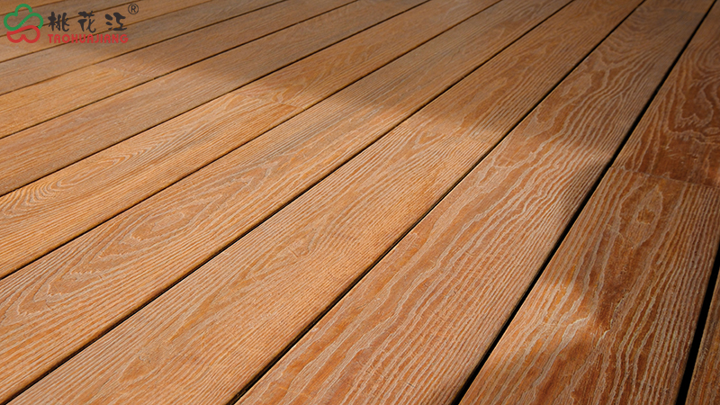 美纹超然竹地板铺装