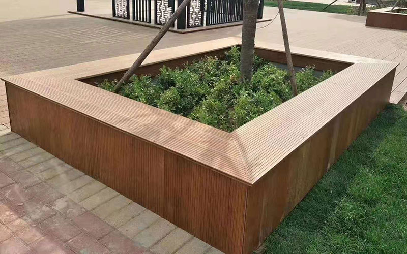 景观竹木围树椅，景观围树凳